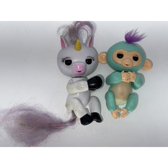 Wowwee Other - Lot of 2 WowWee Toys Unicorn Fingerlings Interactive Multicolor Plastic